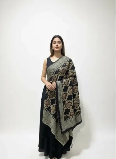 Midnight Mosaic Shawl